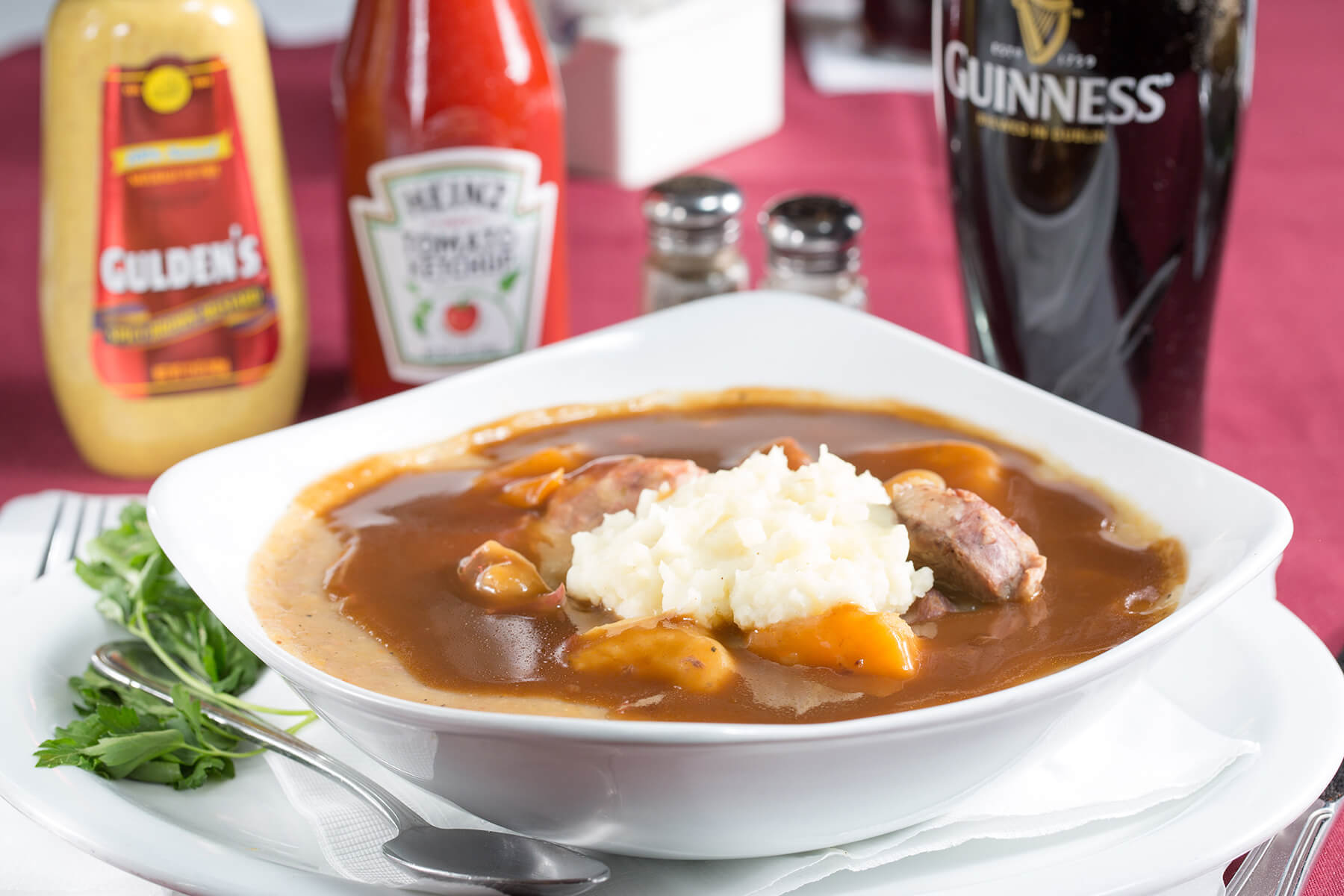 Irish Stew with Mashed Potatoes